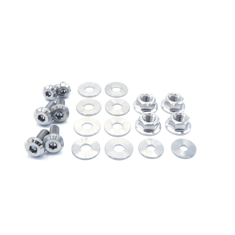 Titanium Hardware Hood Kit - Volkswagen GTI MK7 (2015-2021) - JSI Racing 