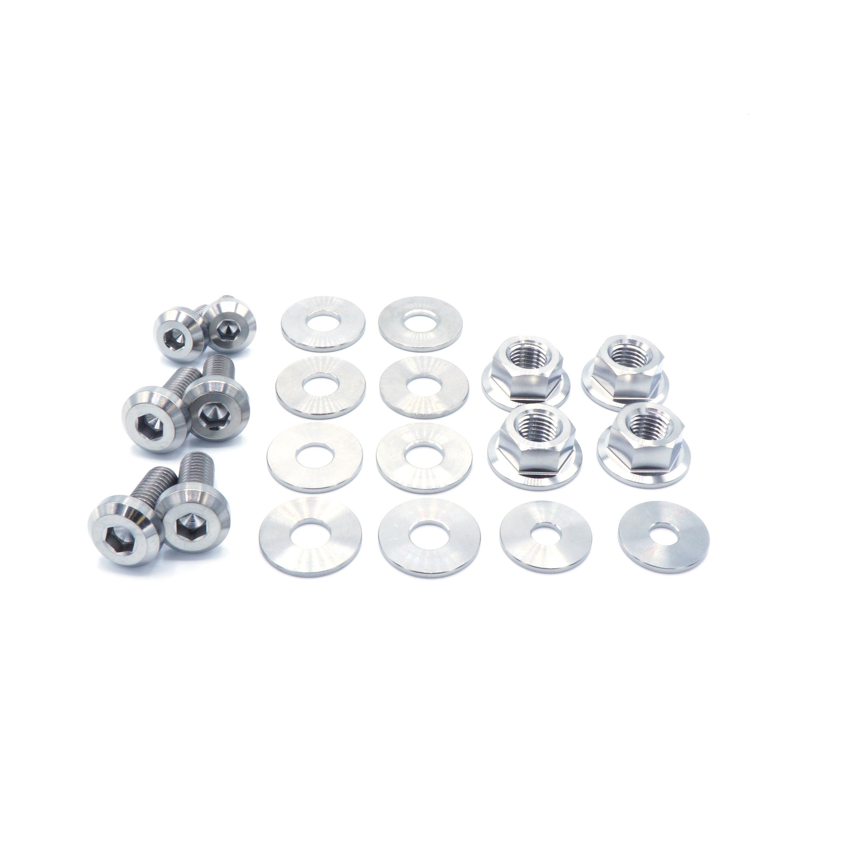 Titanium Hardware Hood Kit - Volkswagen GTI MK7 (2015-2021) - JSI Racing 