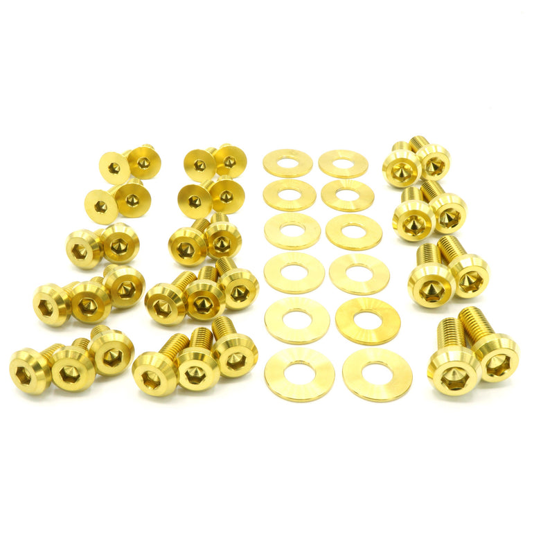 Titanium Hardware Door Kit - Volkswagen GTI MK7 (2015-2021) - JSI Racing 