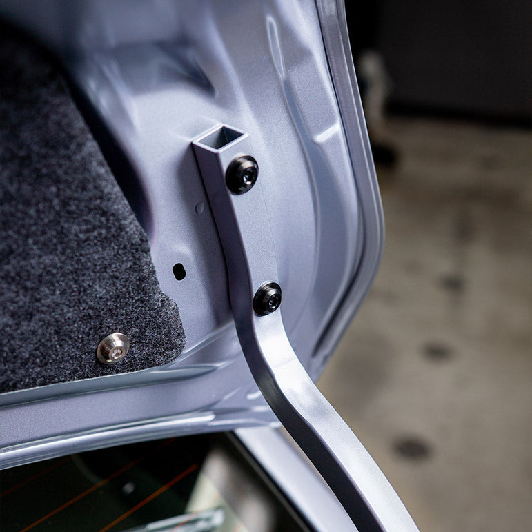 Stage 1 Titanium Hardware Trunk Kit - Subaru WRX (2022+) - JSI Racing 