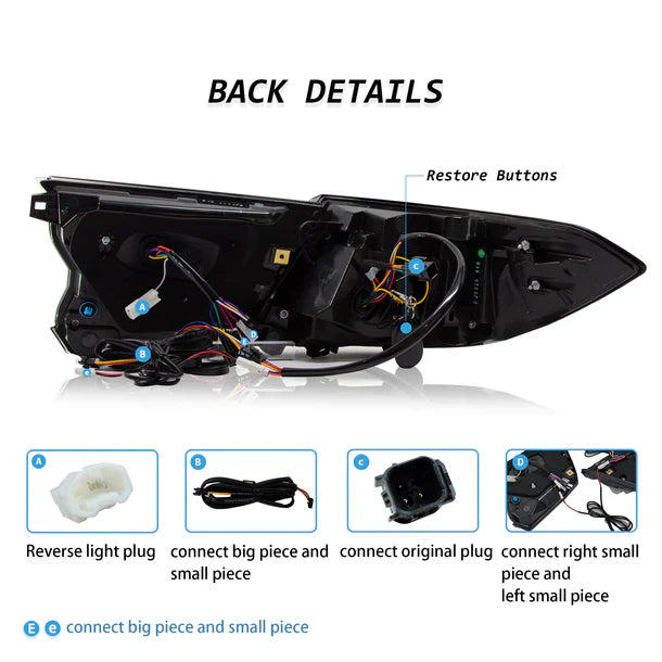 NTXGlow Matrix RGB LED Tail Lights (2018-2022 Honda Accord) - JSI Racing 