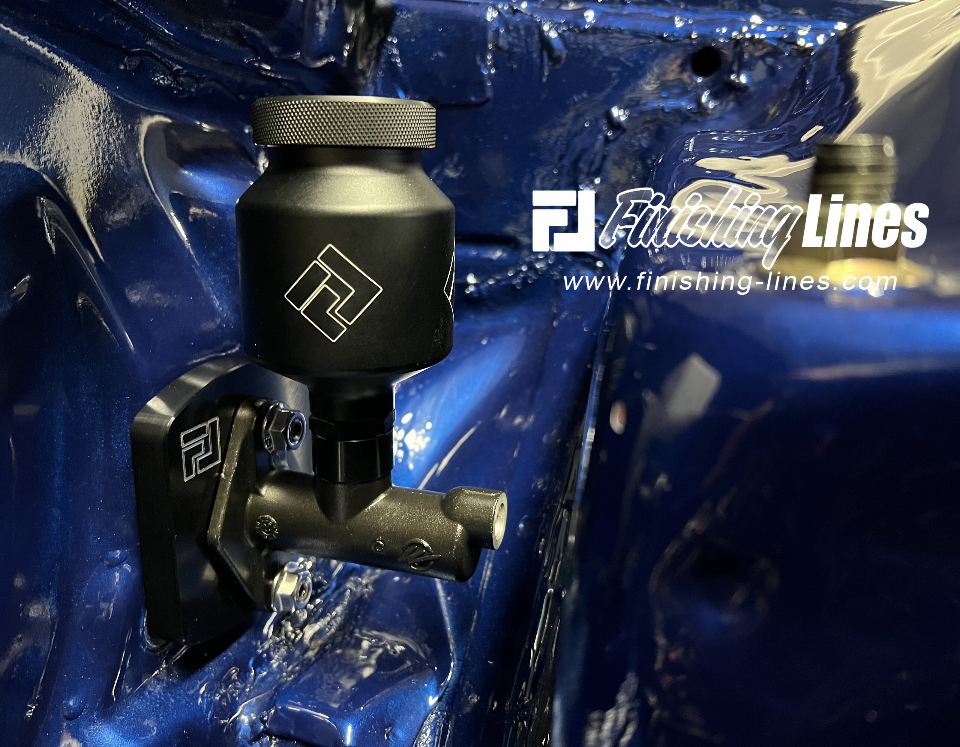 Finishing Lines Black Clutch Master Cylinder Adapter – Honda/Acura - JSI Racing 