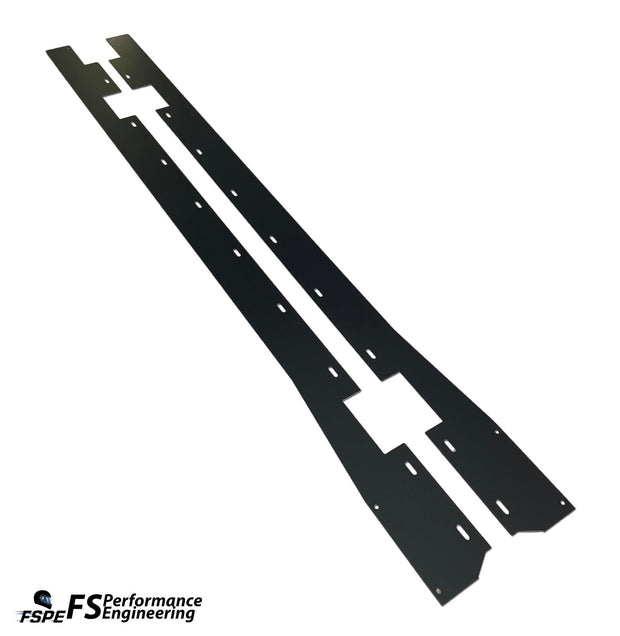 BMW 128i / 135i (2007-2013) Aluminum Side Skirt Extensions - JSI Racing 