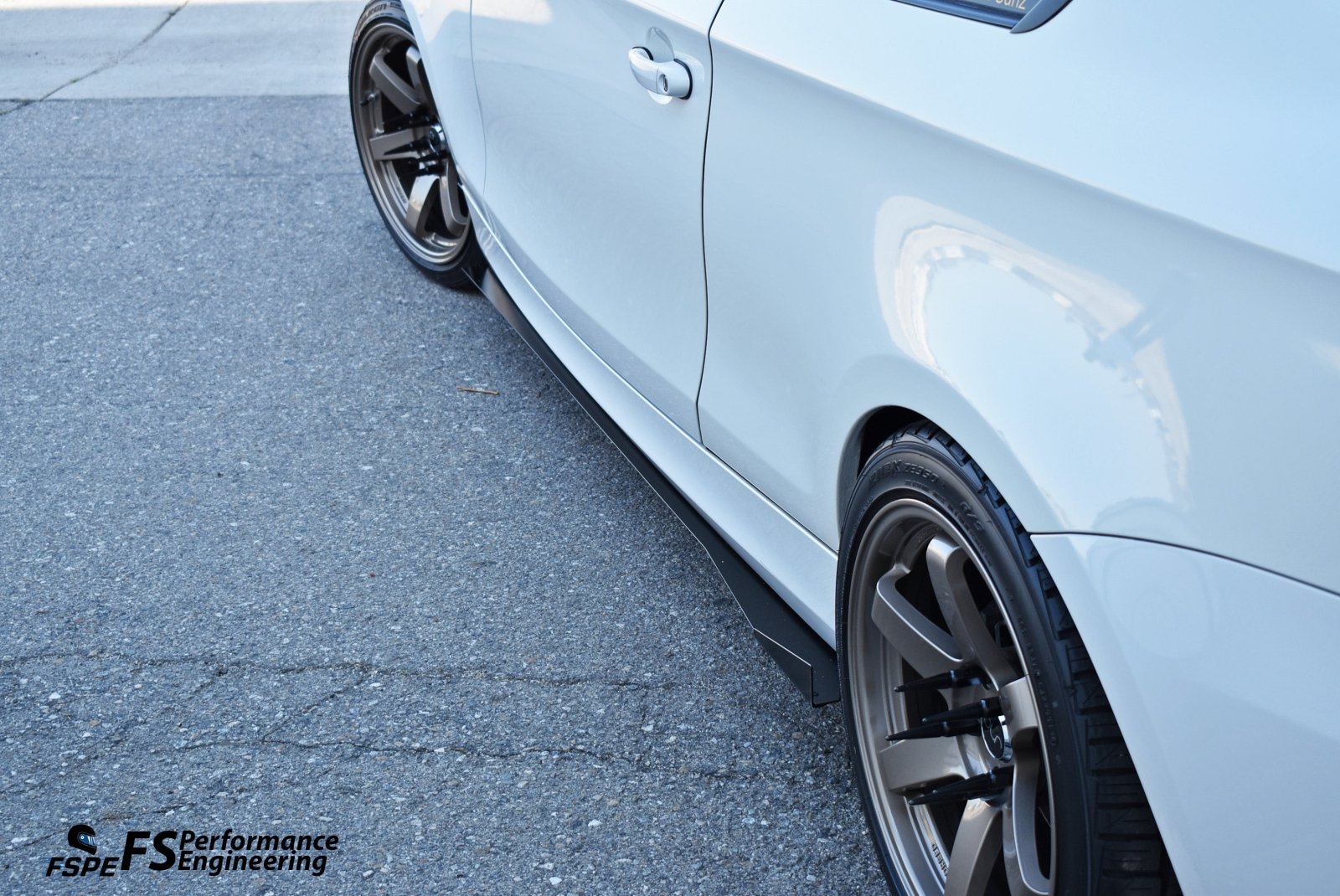 BMW 128i / 135i (2007-2013) Aluminum Side Skirt Extensions