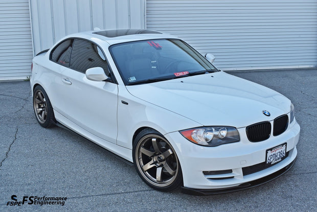 BMW 128i / 135i (2007-2013) Aluminum Side Skirt Extensions - JSI Racing 
