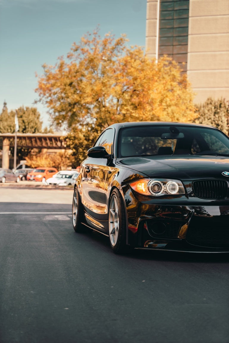 BMW 128i / 135i (2007-2013) Carbon Fiber Side Skirt Extensions - JSI Racing 