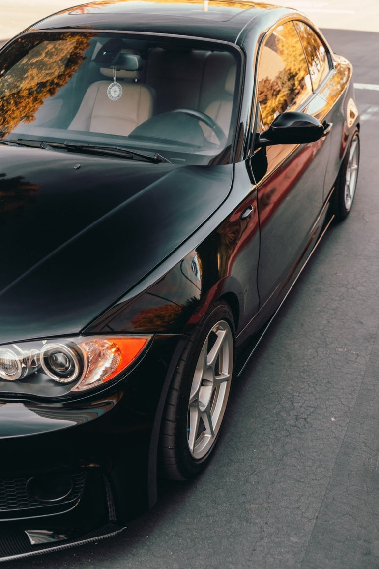 BMW 128i / 135i (2007-2013) Carbon Fiber Side Skirt Extensions - JSI Racing 