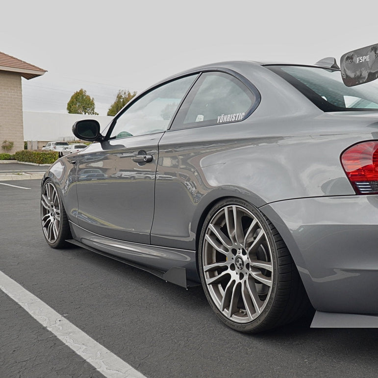 BMW 128i / 135i (2007-2013) Aluminum Side Skirt Extensions
