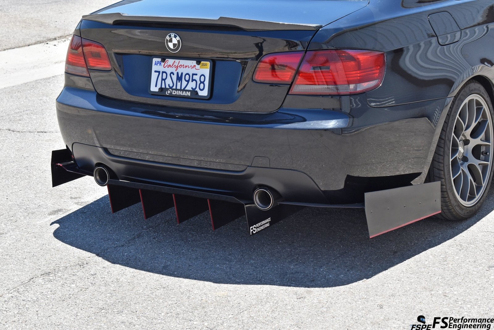 BMW 335i (E92) (2006-2012) Rear Diffuser