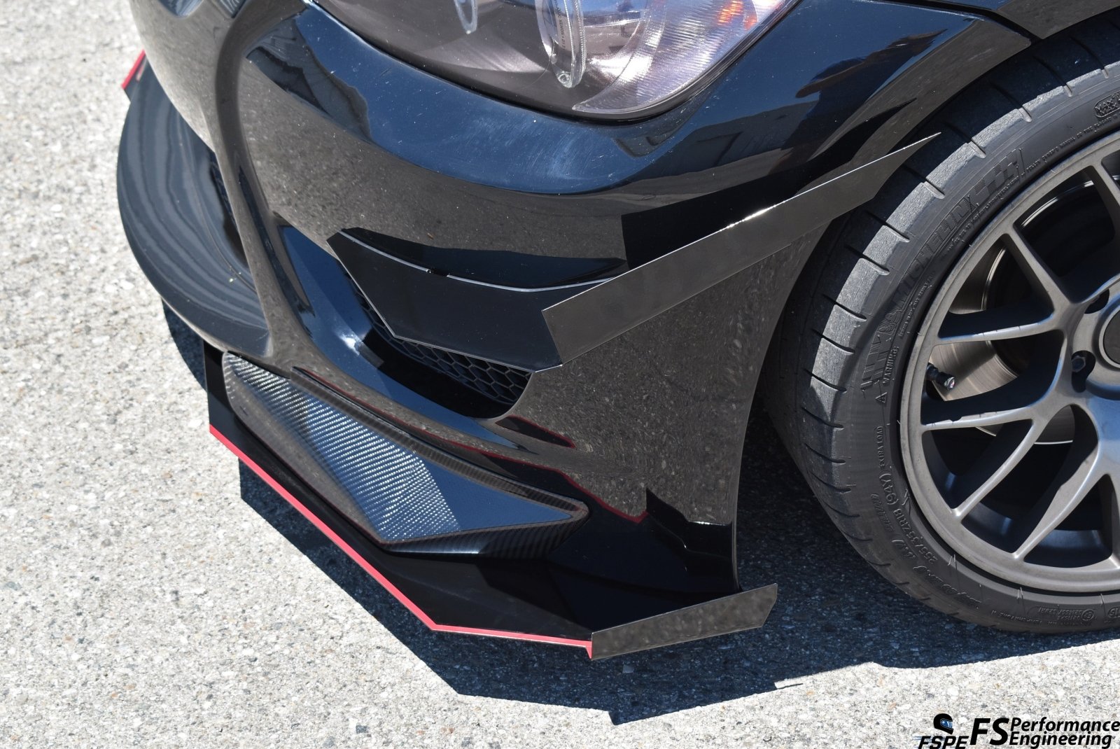 BMW 335i (E92) (2006-2012) Splitter Spats for Amuse Bumper