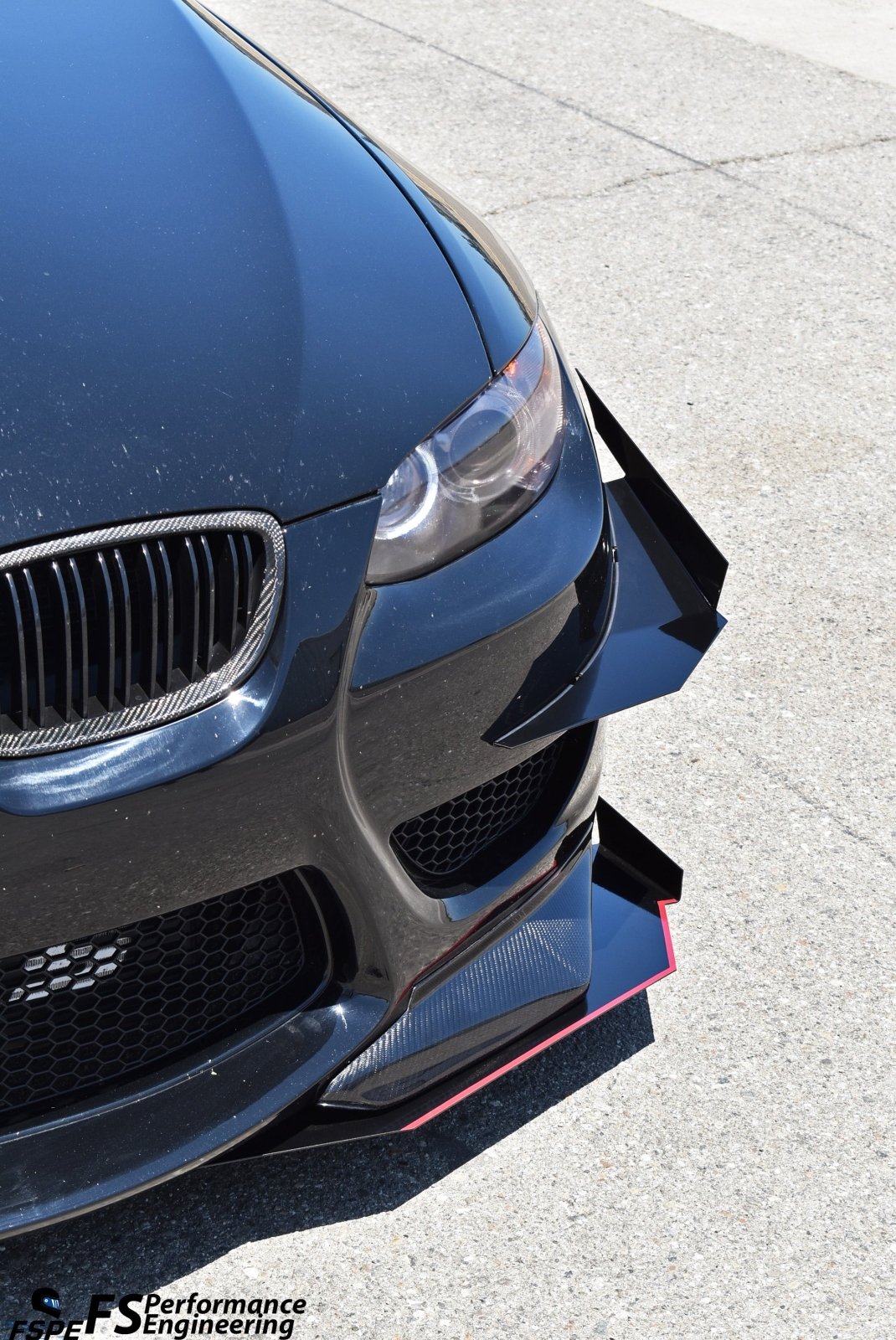BMW 335i (E92) (2006-2012) Splitter Spats for Amuse Bumper