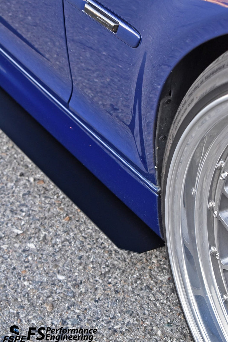 BMW E46 M3 (2000-2006) Side Skirt Extensions V1 - JSI Racing 