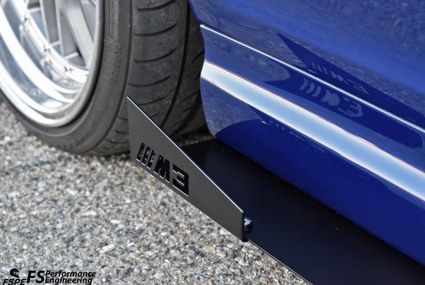 BMW E46 M3 (2000-2006) Side Skirt Extensions V1 - JSI Racing 