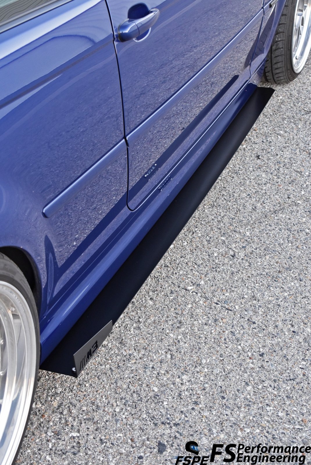 BMW E46 M3 (2000-2006) Side Skirt Extensions V1 - JSI Racing 