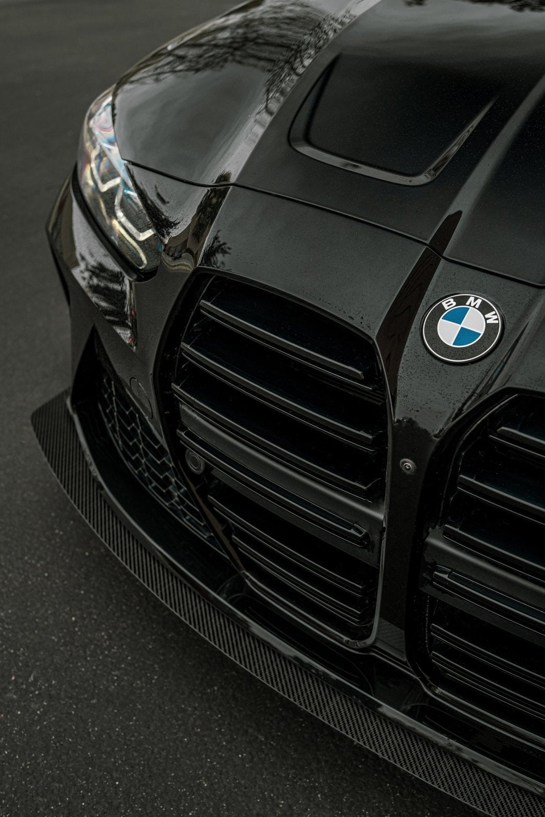 BMW M3 (G80/G81) & M4 (G82/G83) (2021-2026) Front Splitter V2 - JSI Racing 