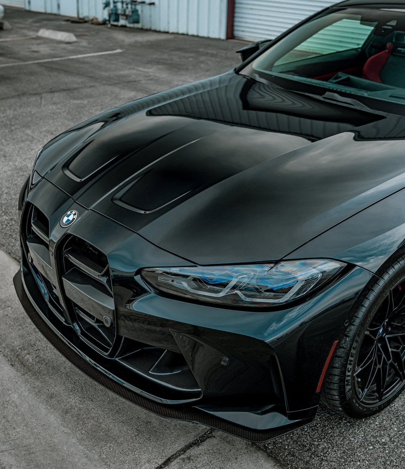 BMW M3 (G80/G81) & M4 (G82/G83) (2021-2026) Front Splitter V1 - JSI Racing 