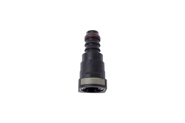 5/8" Hose Barb to 5/8" (15.82mm) Female Quick Connect, Straight, Single Button