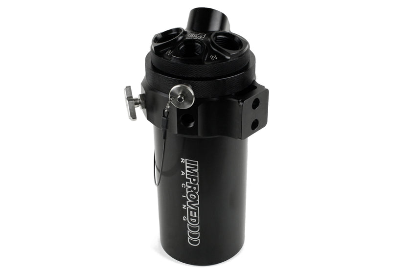 Improved Racing CCRZ Competition Recirculated High-Flow Oil Catch Can, 1 Liter (1 Qt)