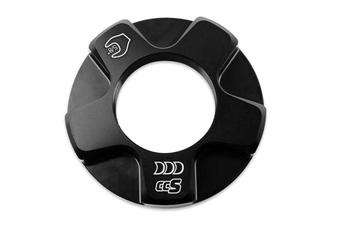Improved Racing CCS Bracket Nut, Black Anodized Finish
