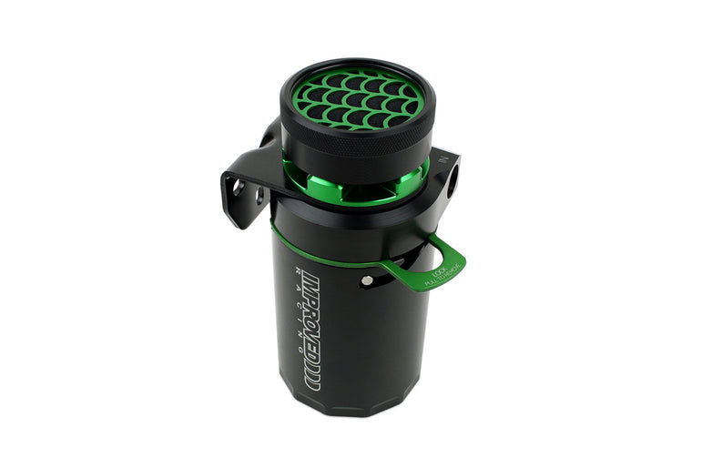Improved Racing CCS Low Profile Oil Catch Can Vent to Atmosphere Filter
