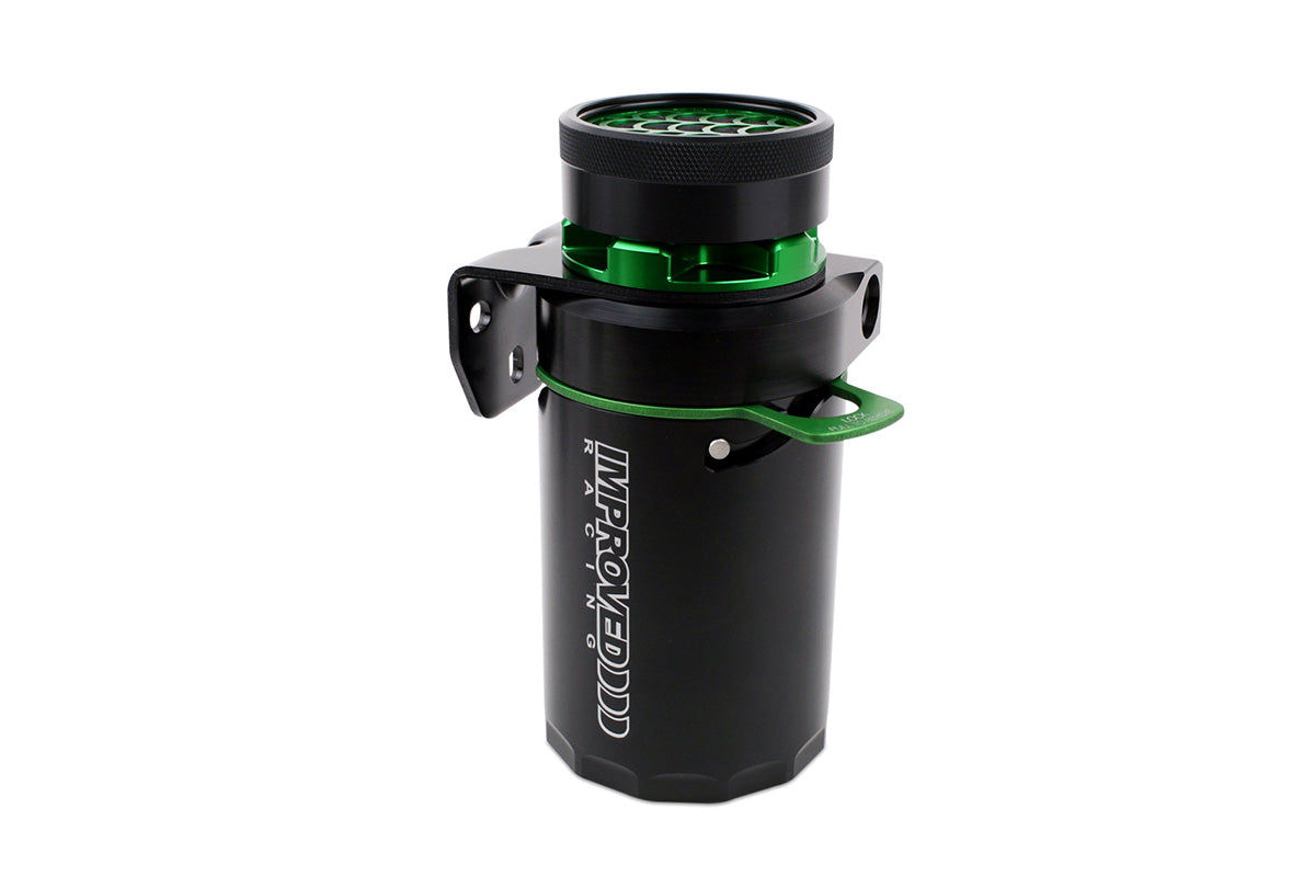 Improved Racing CCS Low Profile Oil Catch Can Vent to Atmosphere Filter