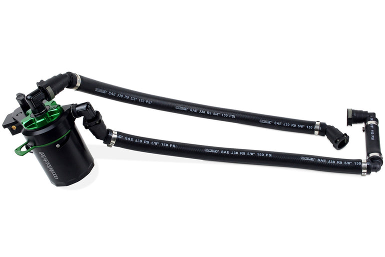 Improved Racing CCS Oil Catch Can Kit for Dodge Charger & Challenger 6.2L Hemi Hellcat, Redeye, Demon