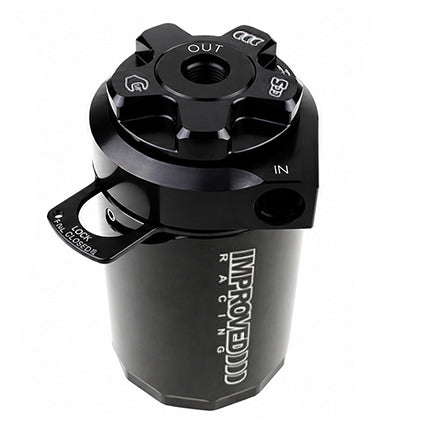 Improved Racing CCS Oil Catch Can Kit for ND Mazda MX-5 Miata, Black