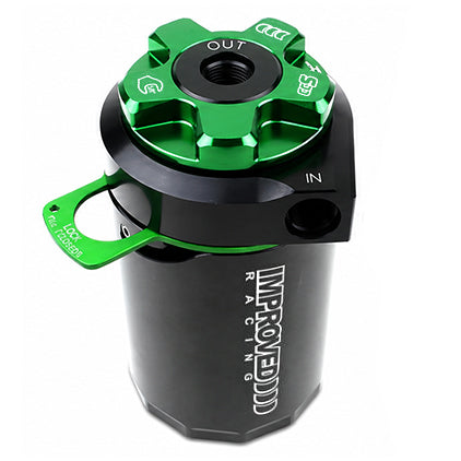 Improved Racing CCS Oil Catch Can Kit for ND Mazda MX-5 Miata, Green