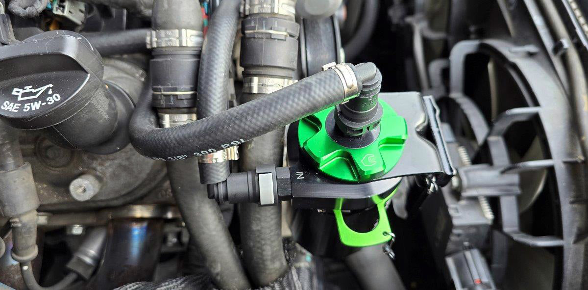 Improved Racing CCS Oil Catch Can Kit, LS Water Pump Mount, for Chevy SS, PPV Caprice, G8, Others