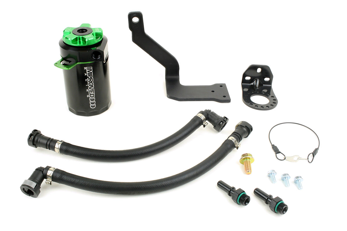 Improved Racing CCS Oil Catch Can Kit, LS Water Pump Mount, for Chevy SS, PPV Caprice, G8, Others