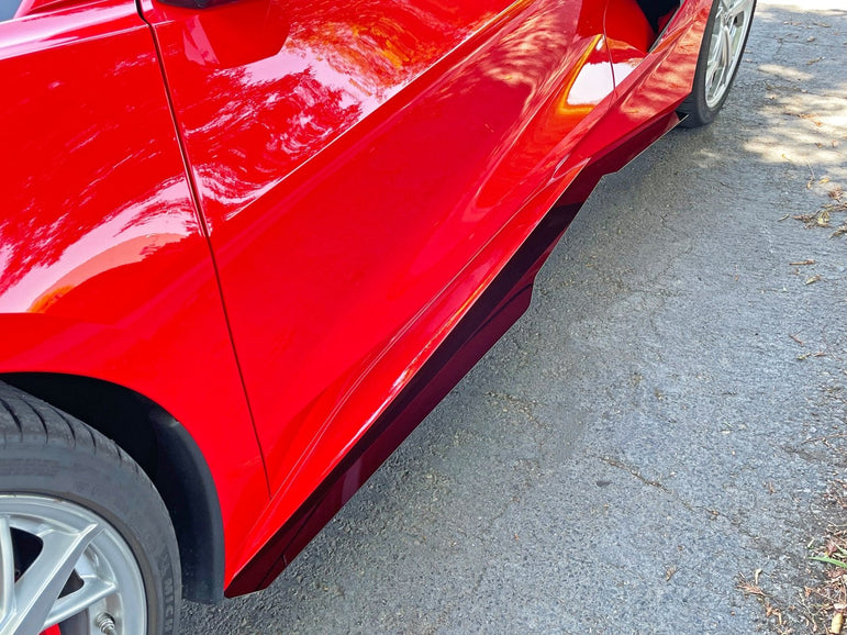 FSPE Side Skirt Extensions V1 – Chevrolet Corvette C8 (2020–2026) - JSI Racing 