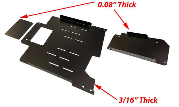 Chevrolet Silverado / GMC Sierra 1500 Catalytic Converter Guard (2014-2018) - JSI Racing 