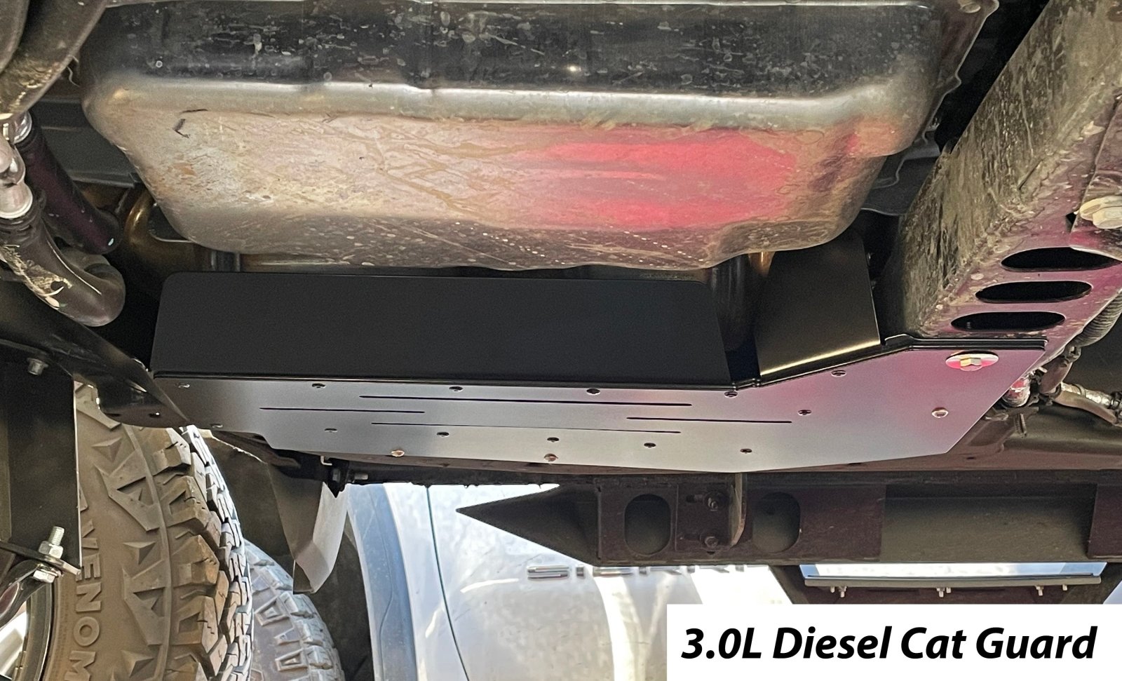 Chevrolet Silverado / GMC Sierra 1500 Catalytic Converter Guard (2019-2026) VERSION 1 - JSI Racing 