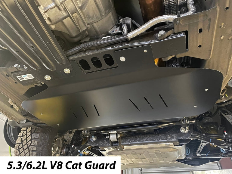 Chevrolet Silverado / GMC Sierra 1500 Catalytic Converter Guard (2019-2026) VERSION 1 - JSI Racing 