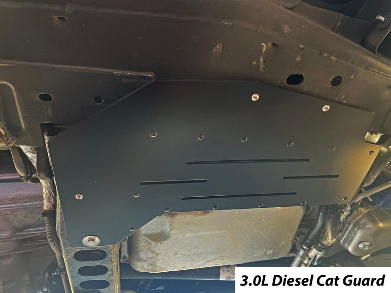 Chevrolet Silverado / GMC Sierra 1500 Catalytic Converter Guard (2019-2026) VERSION 1 - JSI Racing 