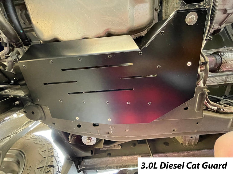 Chevrolet Silverado / GMC Sierra 1500 Catalytic Converter Guard (2019-2026) VERSION 1 - JSI Racing 