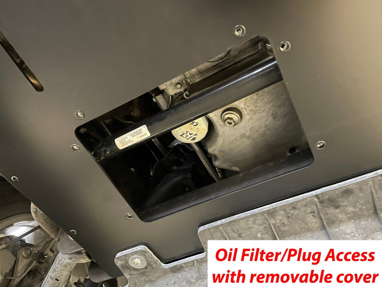 Chevrolet Silverado / GMC Sierra 1500 Catalytic Converter Guard (2019-2026) VERSION 2 - JSI Racing 
