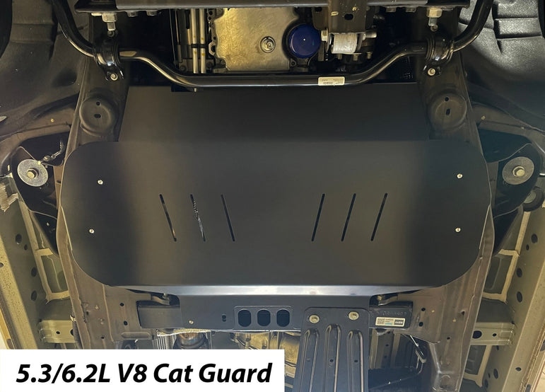 Chevrolet Tahoe / GMC Yukon Catalytic Converter Guard (2021-2026) (5.3L/6.2L) - JSI Racing 