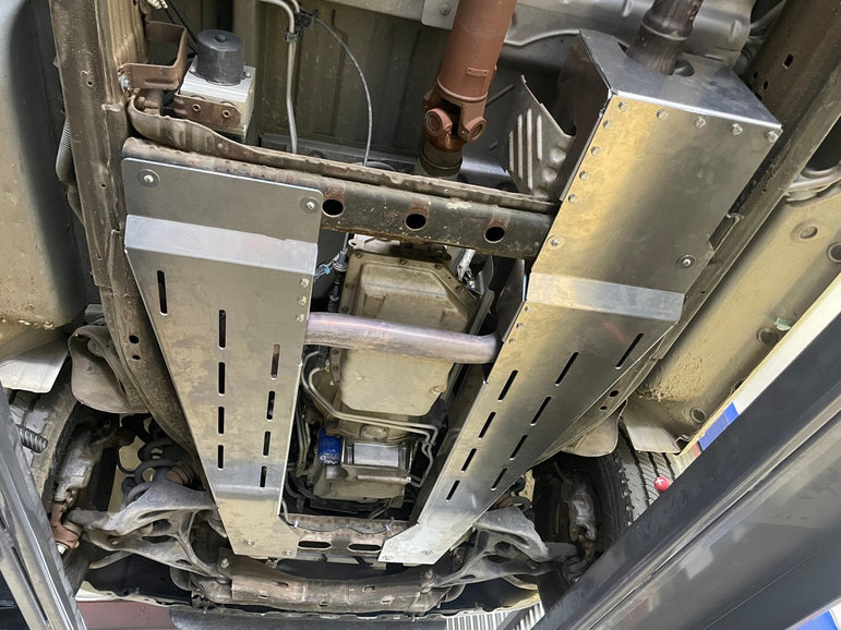 Chevrolet/GMC Express & Savana 2500/3500 Catalytic Converter Guard (2010-2020) - JSI Racing 
