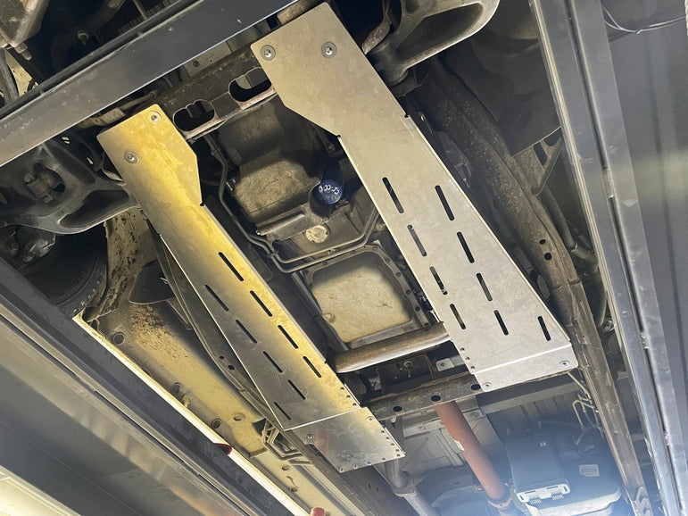 Chevrolet/GMC Express & Savana 2500/3500 Catalytic Converter Guard (2010-2020) - JSI Racing 