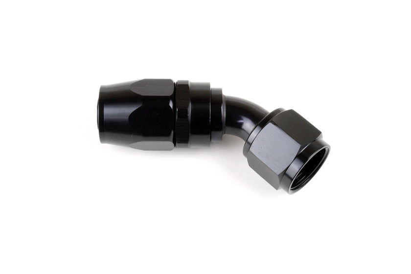 RaceFlux 45-Degree Double Swivel Seal Hose End Fitting