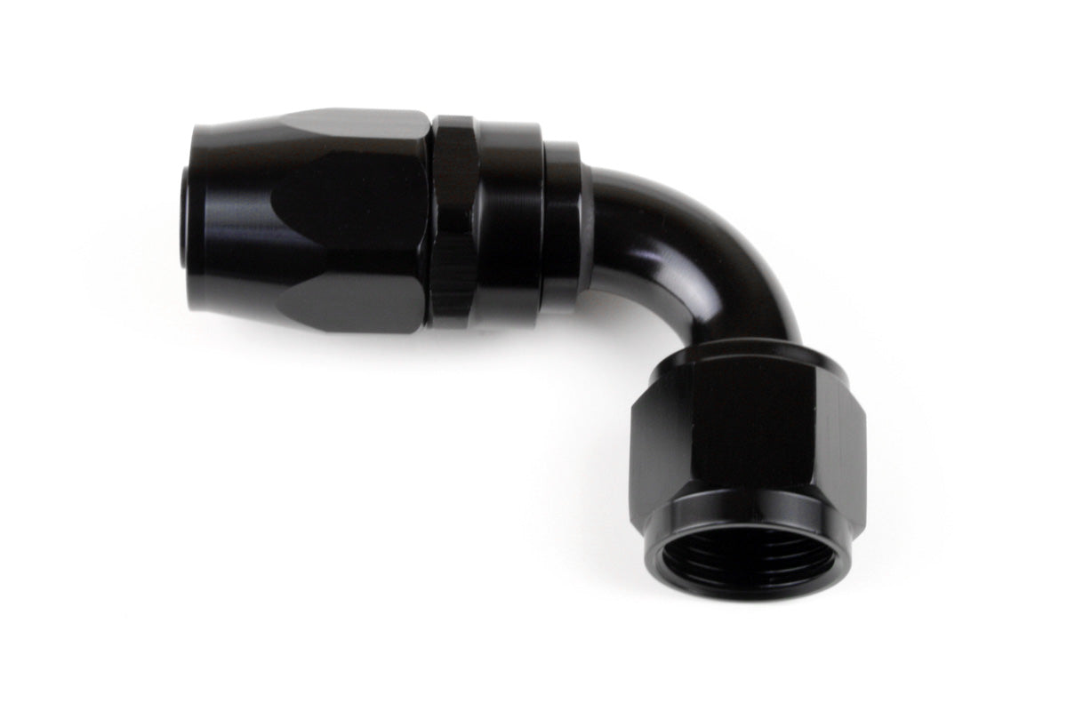 RaceFlux 90-Degree Double Swivel Seal Hose End Fitting