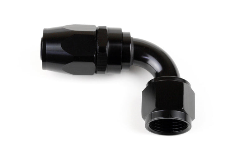 RaceFlux 90-Degree Double Swivel Seal Hose End Fitting