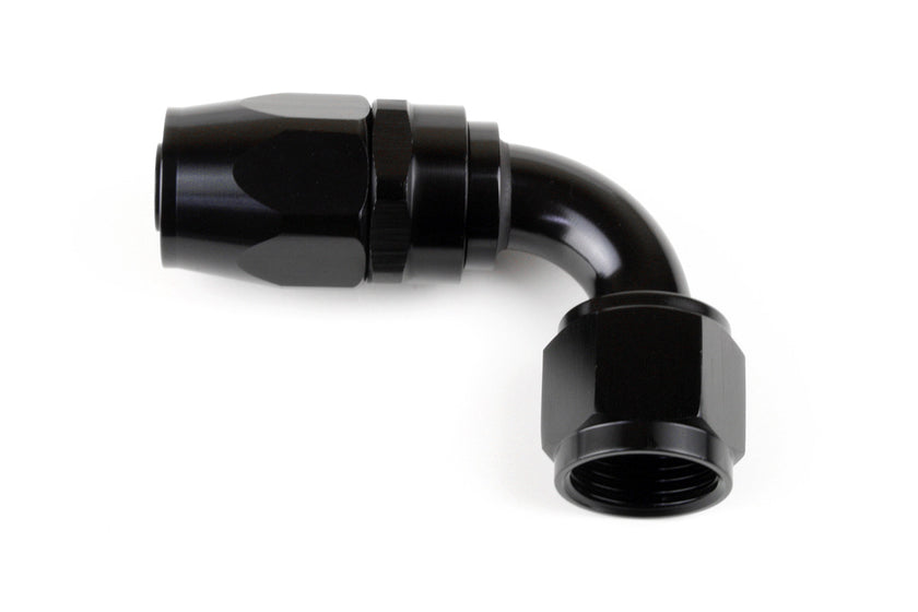 RaceFlux 90-Degree Double Swivel Seal Hose End Fitting