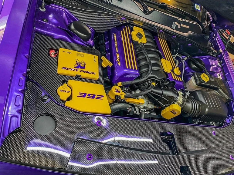 FSPE Radiator Cover – Dodge Challenger (2015–2023, All Engines) - JSI Racing 
