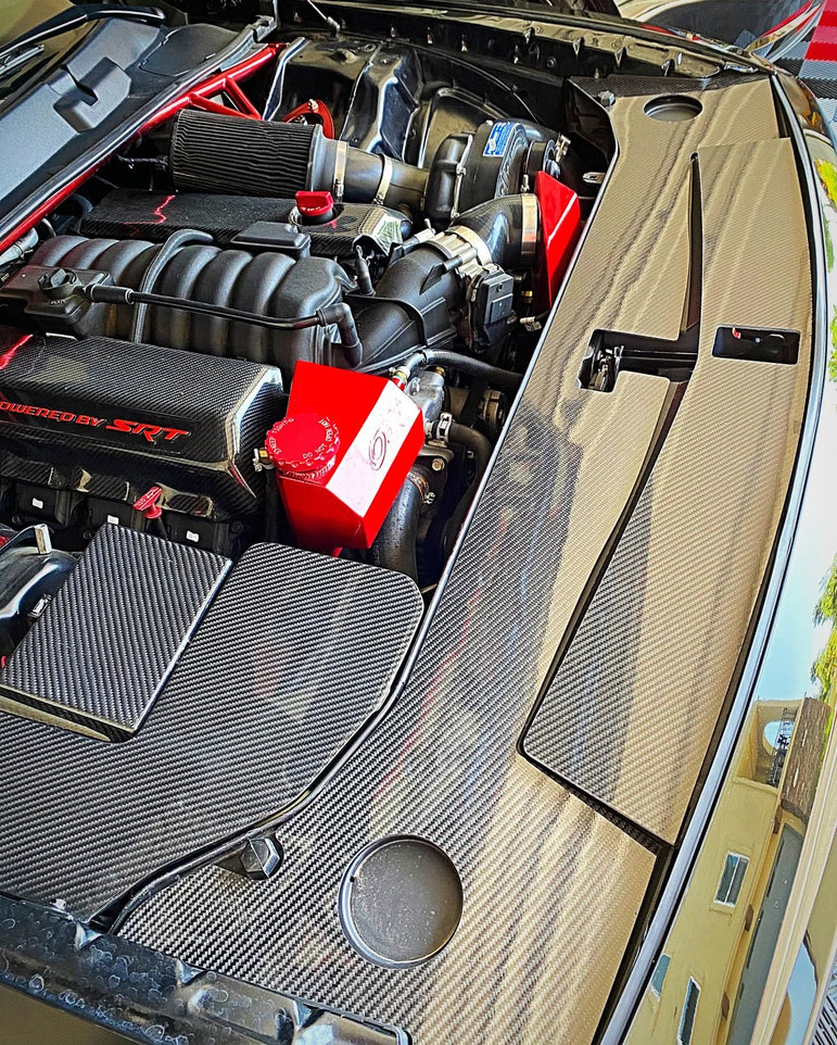 FSPE Radiator Cover – Dodge Challenger (2015–2023, All Engines) - JSI Racing 