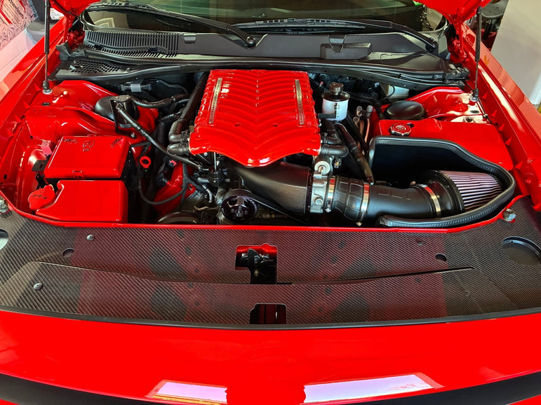 FSPE Radiator Cover – Dodge Challenger (2015–2023, All Engines) - JSI Racing 