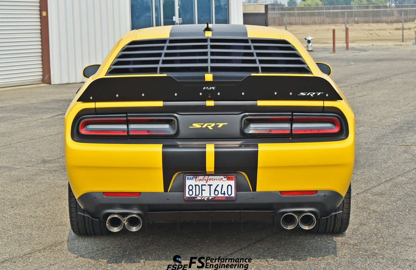FSPE Dodge Challenger Rear Diffuser (2015–2024, Non-Widebody)