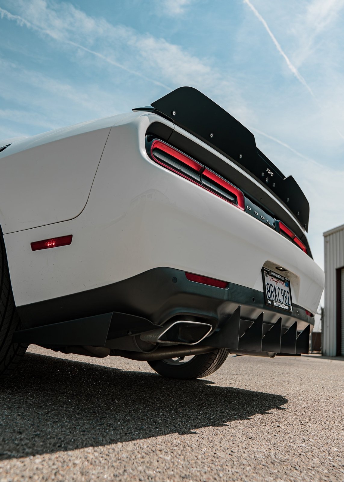 FSPE Dodge Challenger Rear Diffuser (2015–2024, Non-Widebody)