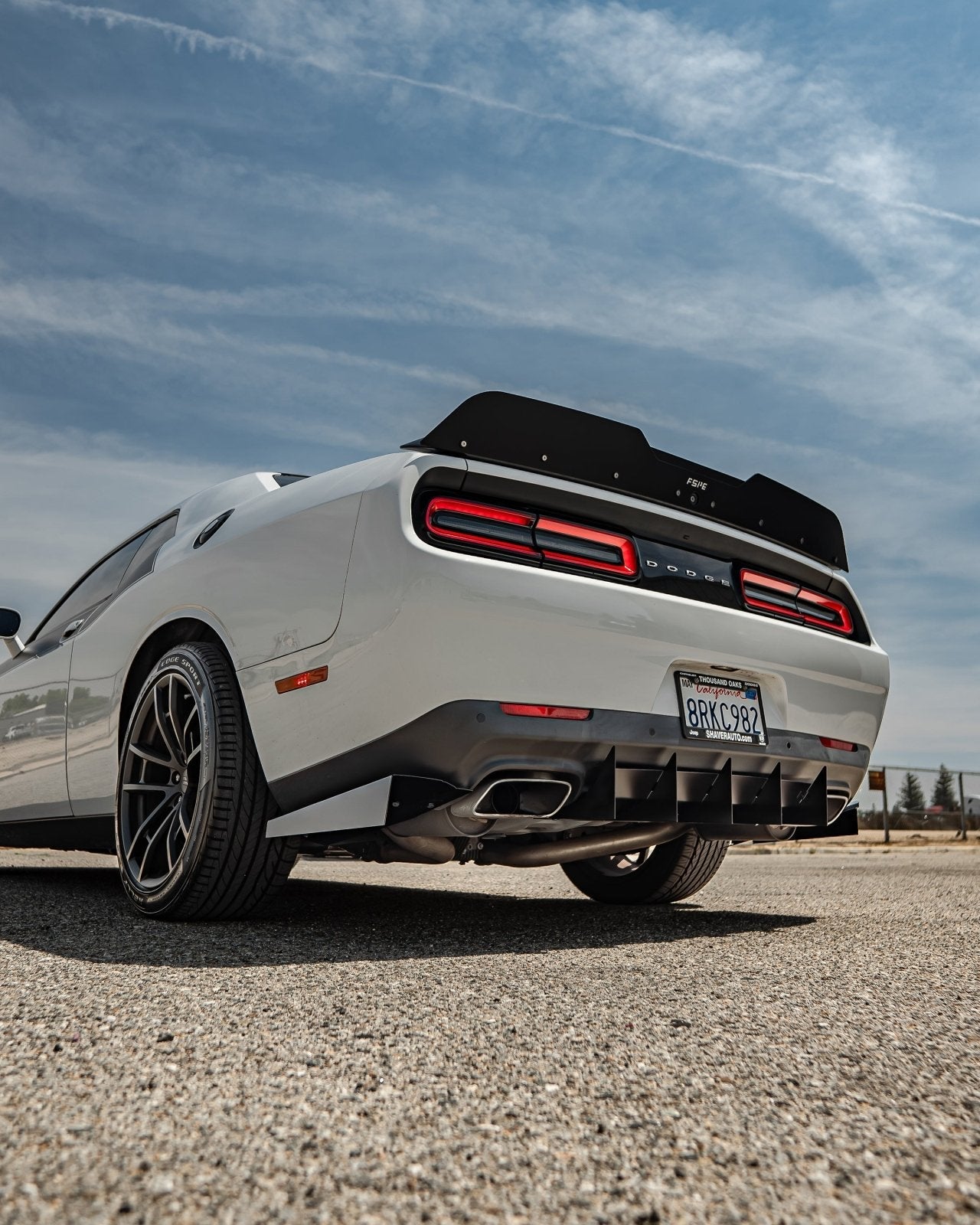 FSPE Dodge Challenger Rear Diffuser (2015–2024, Non-Widebody)